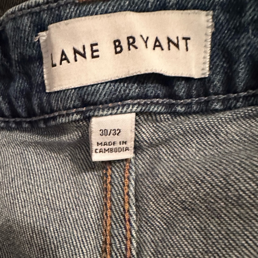 Lane Bryant  distressed plus size
Jeans